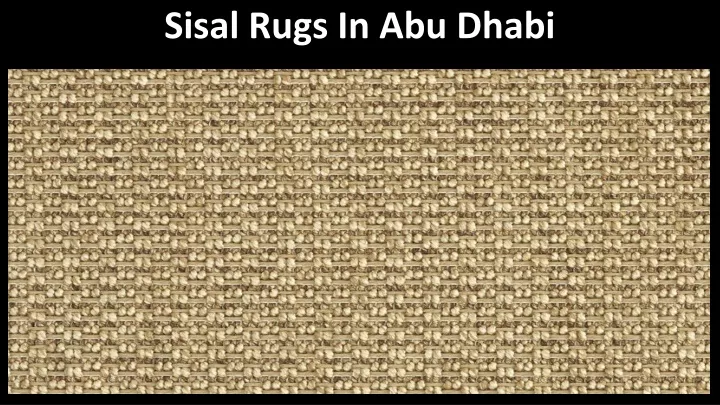 sisal rugs in abu dhabi