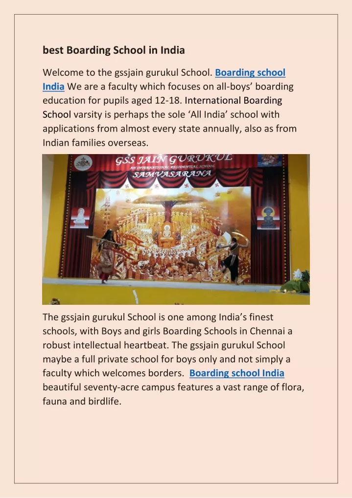 best boarding school in india welcome