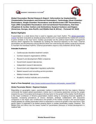 global pacemaker market research report