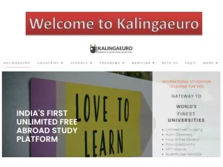 Study in Italy | Kalingaeuro.com