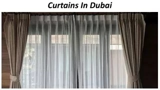 curtains in dubai