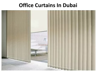 office curtains in dubai