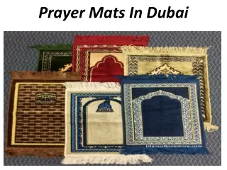 prayer mats in dubai