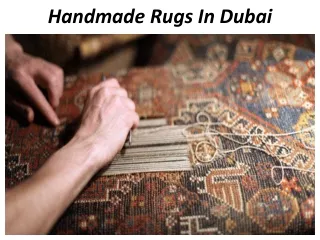 handmade rugs in dubai