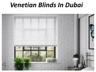 venetian blinds in dubai