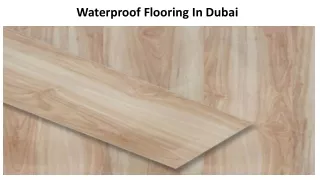 waterproof flooring in dubai