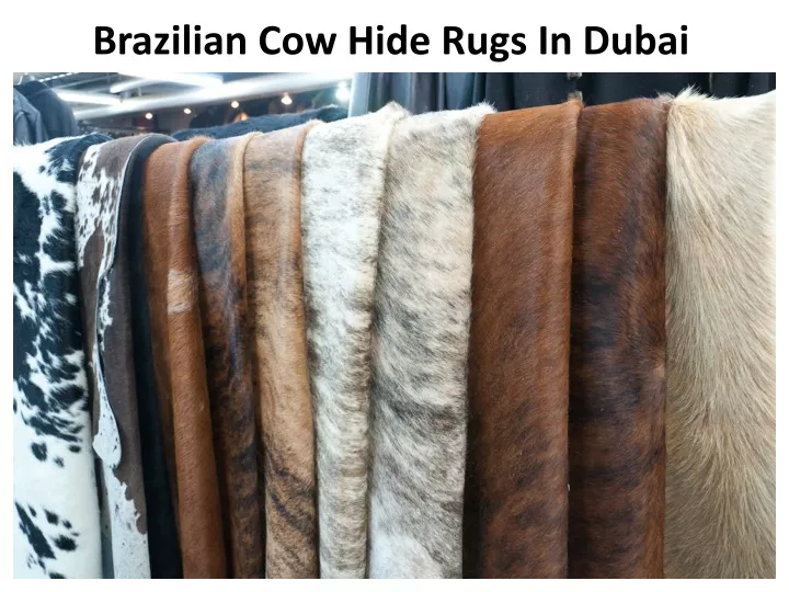 brazilian cow hide rugs in dubai