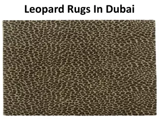 leopard rugs in dubai