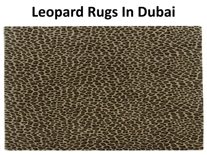 leopard rugs in dubai