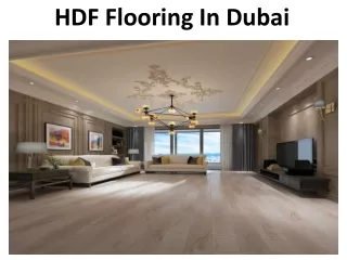 hdf flooring in dubai