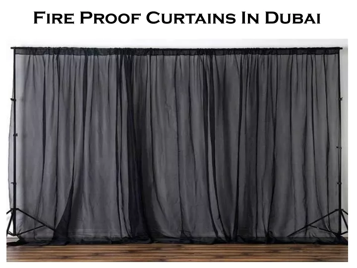 fire proof curtains in dubai