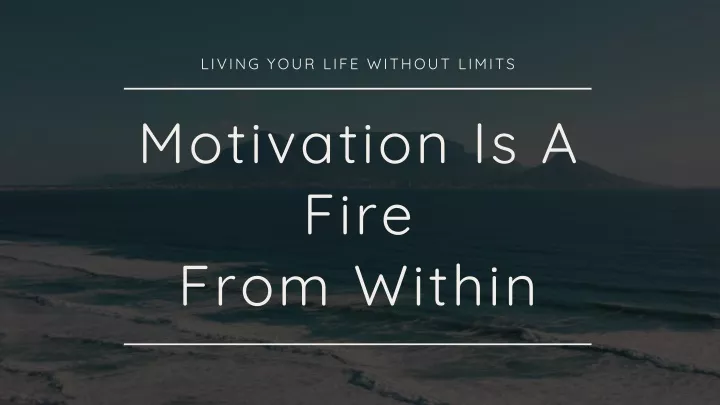 living your life without limits