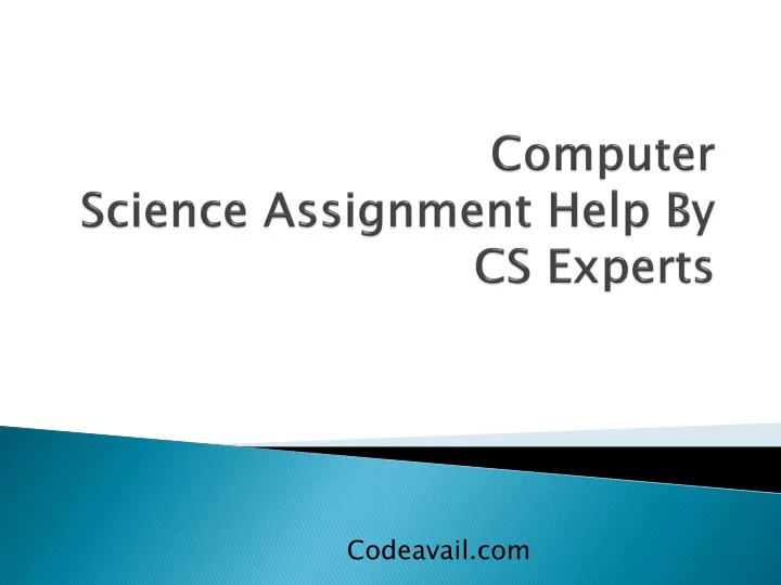 computer science assignment help by cs experts