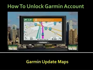 how to unlock garmin account