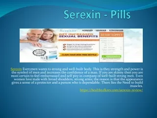 Serexin - Pros And Cons,Buy Now - Pros And Cons,Buy Now