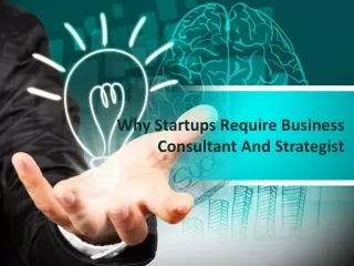 Why Startups Require Business Consultant and Strategist