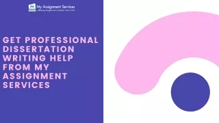 get professional dissertation writing help from
