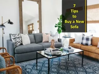 7 tips to b uy a new sofa