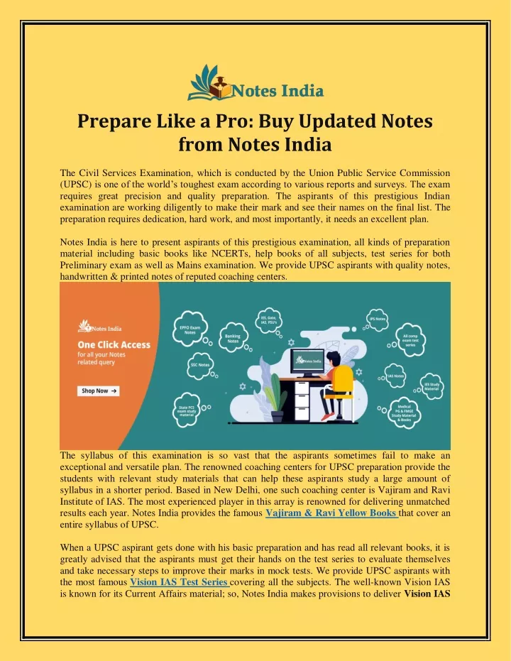 prepare like a pro buy updated notes from notes