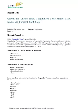 report title