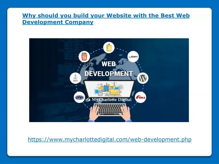 why should you build your website with the best