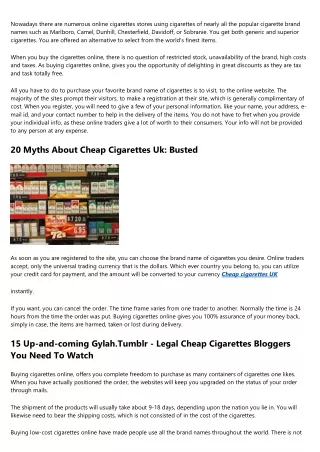 5 Vines About Gylah.Tumblr -  Legal Cheap Cigarettes That You Need To See