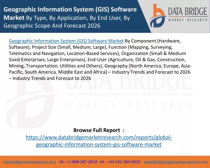 geographic information system gis software market