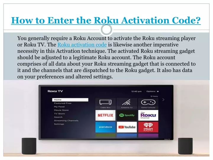 how to enter the roku activation code