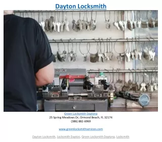 dayton locksmith