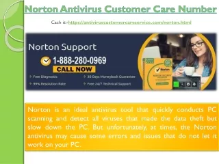 Norton Antivirus Customer Care Number