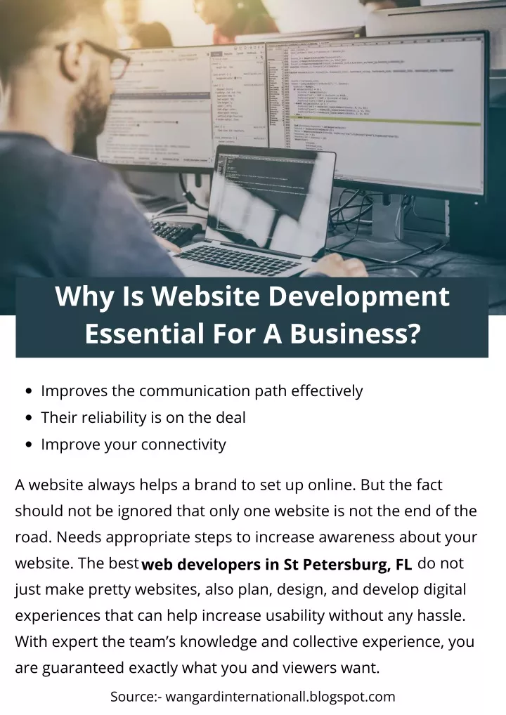 why is website development essential