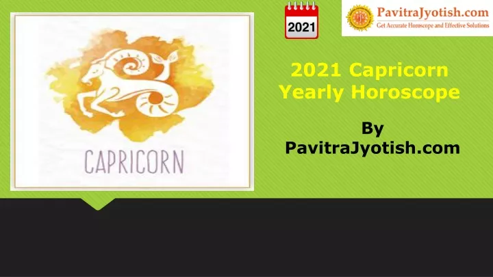 2021 capricorn yearly horoscope