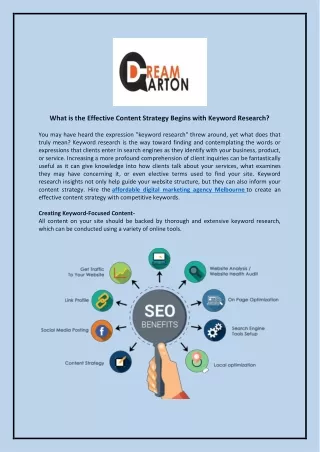 what is the effective content strategy begins