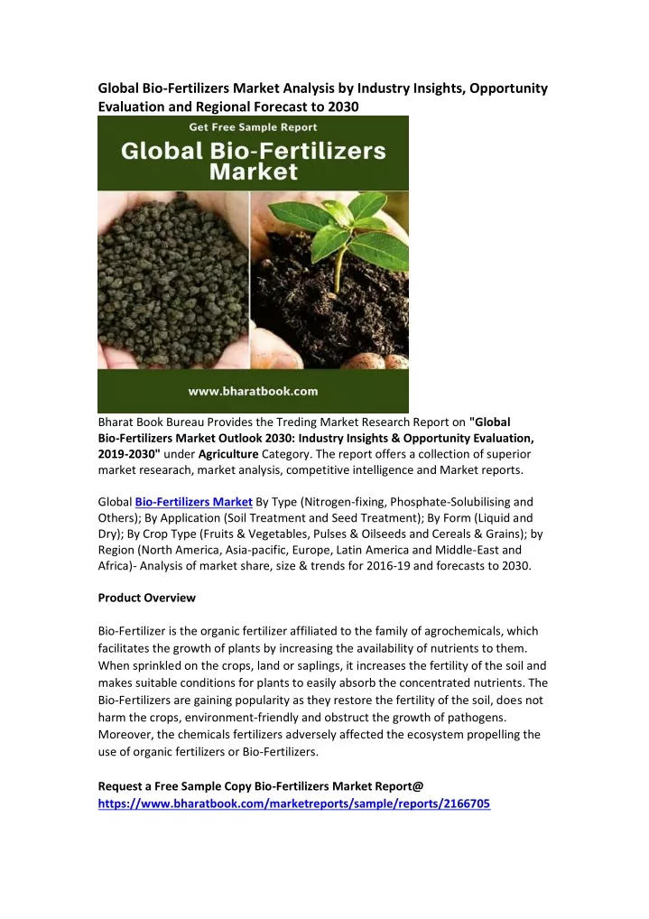 global bio fertilizers market analysis