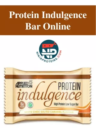 Protein Indulgence Bar Online