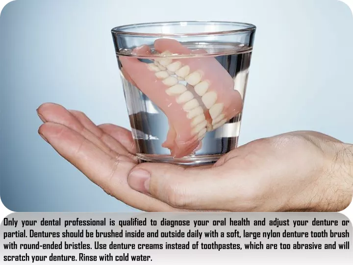 only your dental professional is qualified