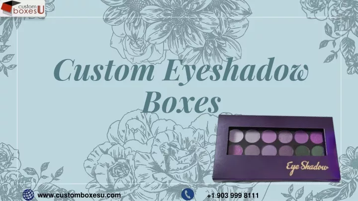 custom eyeshadow boxes