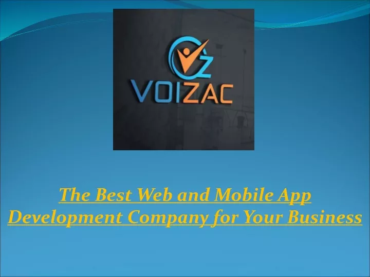 the best web and mobile app development company