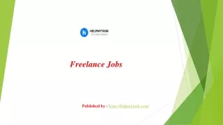 Freelance jobs