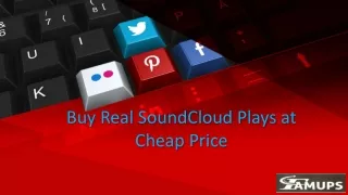 Buy Real SoundCloud Plays at Cheap Price