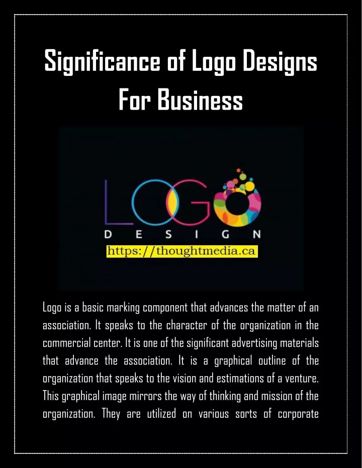 significance of logo designs for business