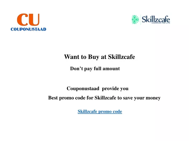 want to buy at skillzcafe