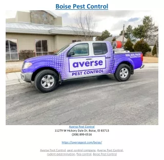 boise pest control