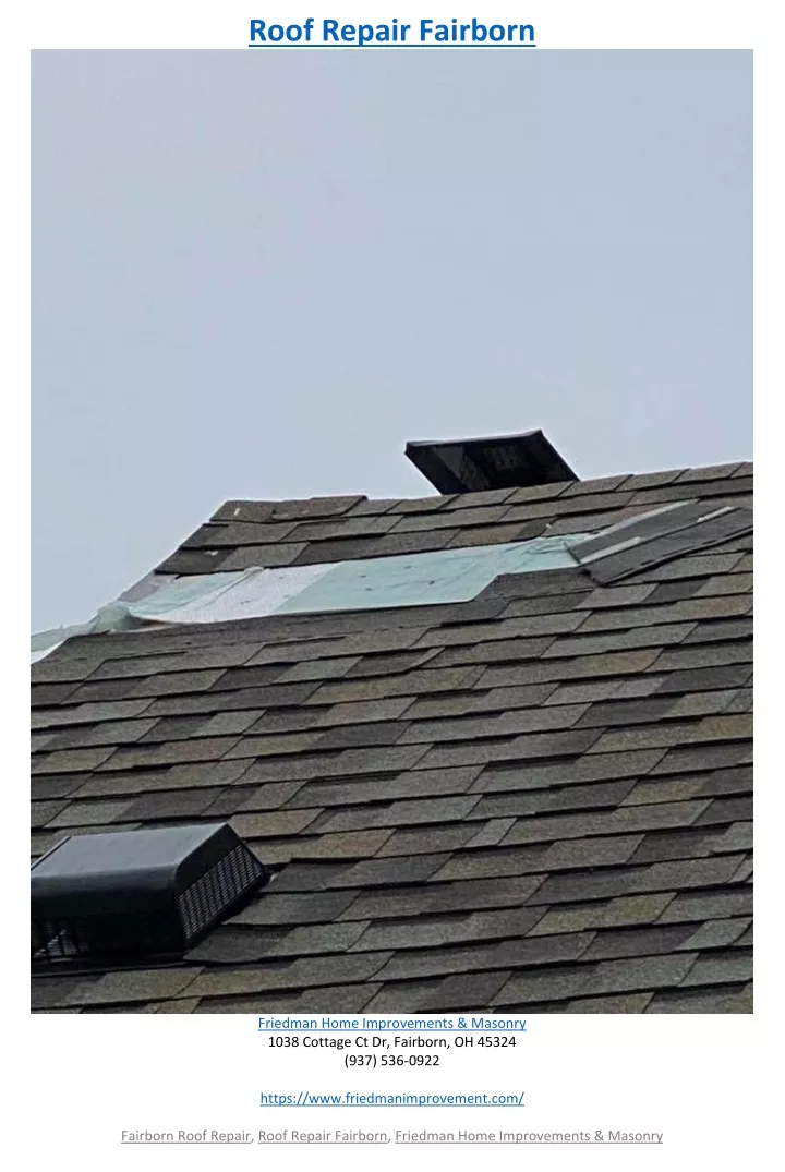 roof repair fairborn