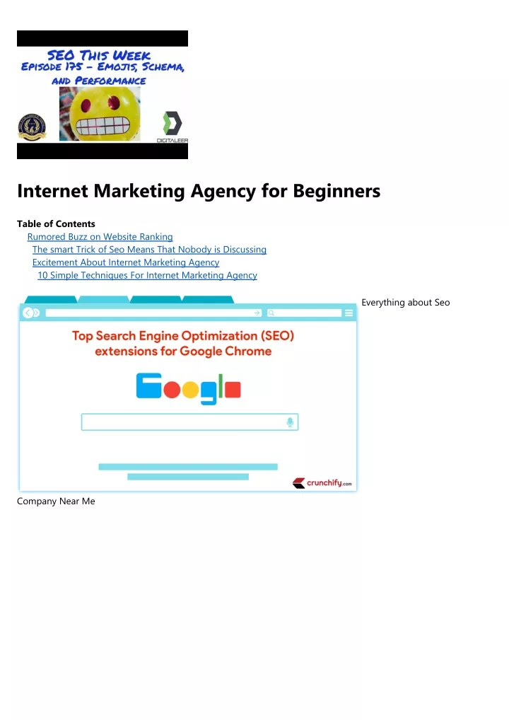internet marketing agency for beginners