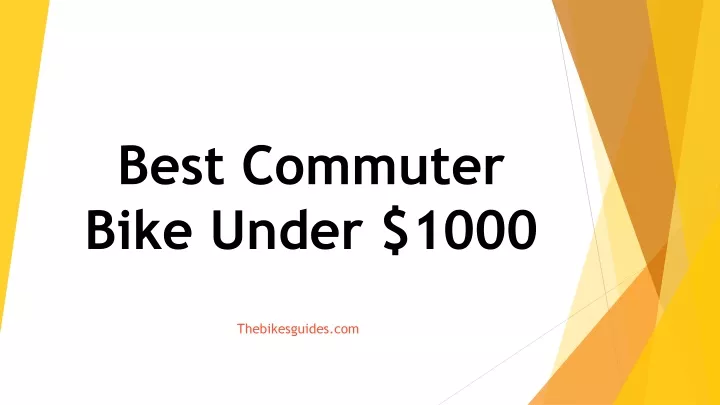 best commuter bike under 1000
