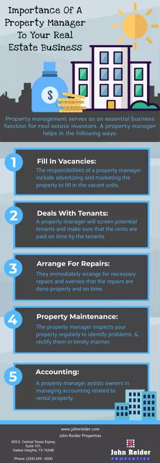 importance of a property manager to your real