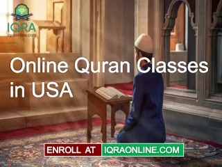 Online Quran Classes in USA - IQRA Online