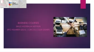 Study business courses from the best colleges in Australia