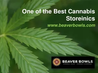 One of the Best Cannabis Store - www.beaverbowls.com